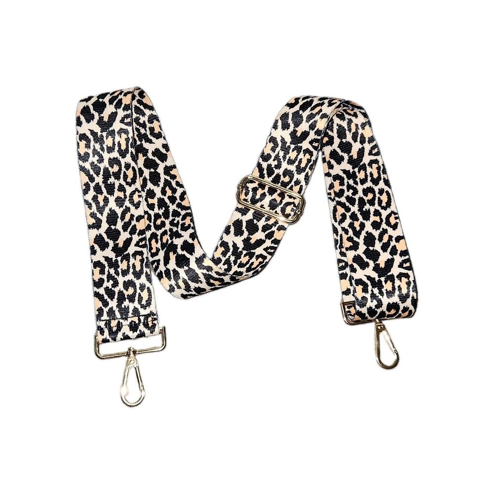 Social Threads Leopard Print 52 Inch Adjustable Purse Strap